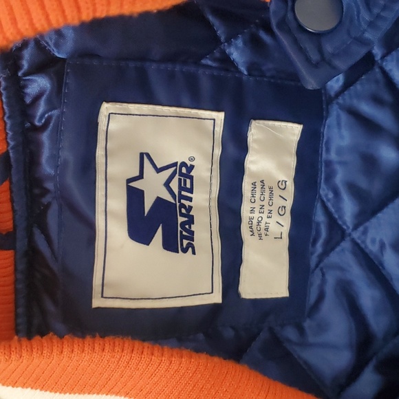 NEW YORK METS STARTER Snap Down Jacket L - Picture 8 of 8